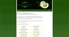 Desktop Screenshot of gospelsonglyrics.org