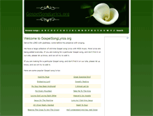 Tablet Screenshot of gospelsonglyrics.org